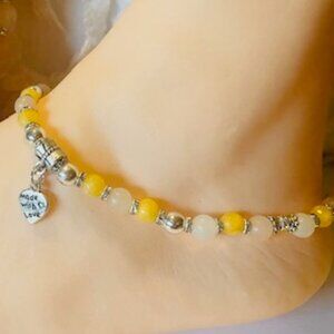Beautiful Crystal Healing Anklet...  #04